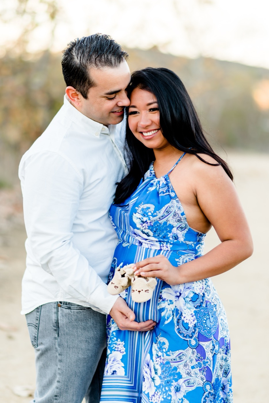 Miller family maternity — canyon walk
